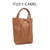 Petit sac cabas en cuir de vachette avec pochette attaché Fabriqué en Italie - 10