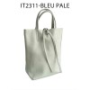 Petit sac cabas en cuir de vachette avec pochette attaché Fabriqué en Italie - 13