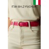 Ceinture femme en cuir impression lézard Fabriqué en Italie - 1