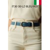 Ceinture femme en cuir impression lézard Fabriqué en Italie - 1