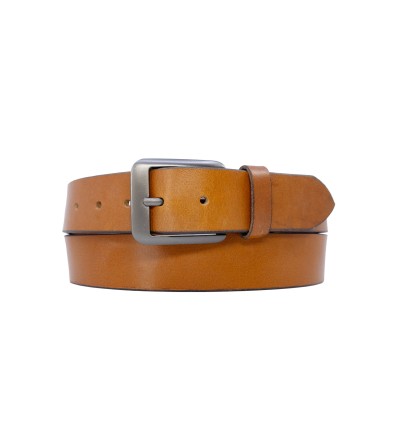 Ceinture homme en cuir de vachette largeur 3,8 cm - 1