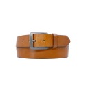 Ceinture homme en cuir de vachette largeur 3,8 cm