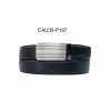Ceinture automatique boucle crémaillère sans trous en croute de cuir de vachette 3.5 cm - 4