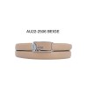 Ceinture femme automatique boucle crémaillère sans trous en croute de cuir de vachette 2506 - 3