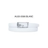 Ceinture femme automatique boucle crémaillère sans trous en croute de cuir de vachette 2506 - 4