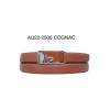 Ceinture femme automatique boucle crémaillère sans trous en croute de cuir de vachette 2506 - 8