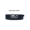 Ceinture femme automatique boucle crémaillère sans trous en croute de cuir de vachette 2506 - 7