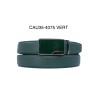 Ceinture automatique boucle crémaillère sans trous en croute de cuir de vachette 3.5 cm - 8