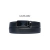 Ceinture automatique boucle crémaillère sans trous en croute de cuir de vachette 3.5 cm - 4