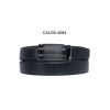 Ceinture automatique boucle crémaillère sans trous en croute de cuir de vachette 3.5 cm - 4