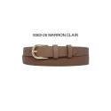 Ceinture femme en cuir de vachette 25mm