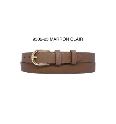 Ceinture Cuir Marron foncé - Cuir du Voyageur
