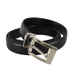 Ceinture classique en croûte de cuir