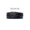 Ceinture automatique boucle crémaillère sans trous en croute de cuir de vachette 3.5 cm - 4