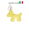 Porte de clé en cuir de vachette forme chien Fabriqué en Italie - 5