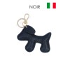 Porte de clé en cuir de vachette forme chien Fabriqué en Italie - 7