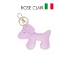Porte de clé en cuir de vachette forme chien Fabriqué en Italie - 10