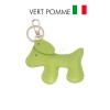 Porte de clé en cuir de vachette forme chien Fabriqué en Italie - 13