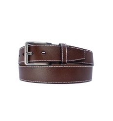 Ceinture homme en croûte de cuir de vachette largeur 4 cm - 1