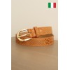 Ceinture femme en cuir impression lézard Fabriqué en Italie - 2