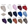 Cravate en polyester motif avec mouchoir - 1