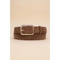 Ceinture femme en cuir daim 30 mm de large